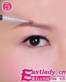 眉毛的画法之裸妆基础画眉法