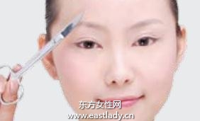 黄金比例修眉法 修剪完美眉形