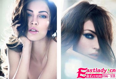 梅根福克斯火辣代言圣诞彩妆