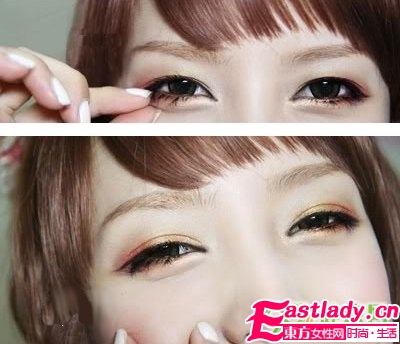 红色系的眼影怎么画好看