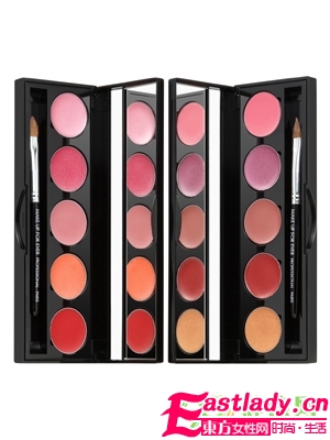 5款品牌糖果色唇膏