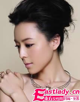 淡雅茉莉 张静初简约时尚妆容