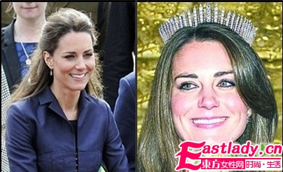 英国准王妃凯特·米德尔的婚礼妆