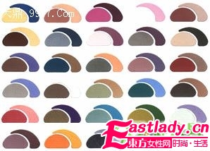 眼影颜色怎么搭配