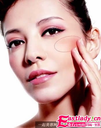不同脸型如何打腮红