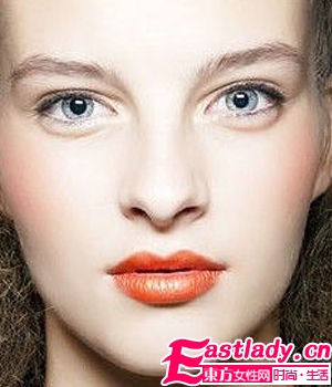 学范冰冰最魅惑的橘色妆容