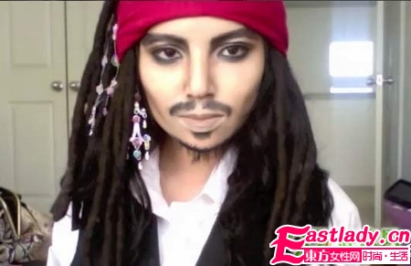 惊 随变小姐神奇化妆术堪比整形