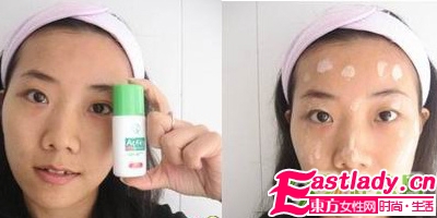 真人示范 韩MM裸妆步骤