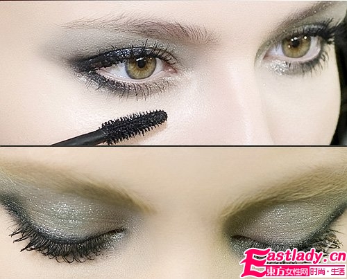 四步打造最炫的金属烟熏妆
