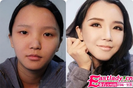 奇 看路人颜如何变美女 裸妆教学