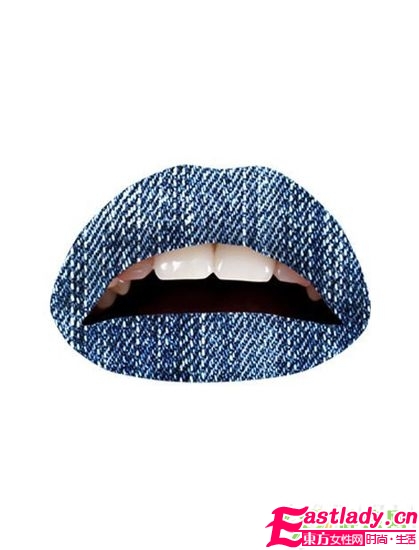 嘴唇纹身纸 用贴的唇膏