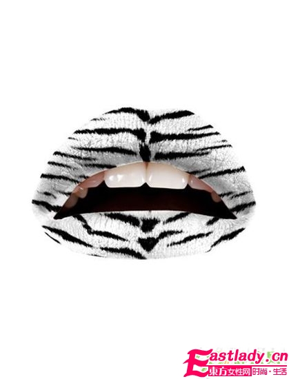 嘴唇纹身纸 用贴的唇膏