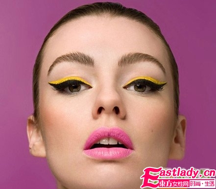 惊艳 双色猫眼线