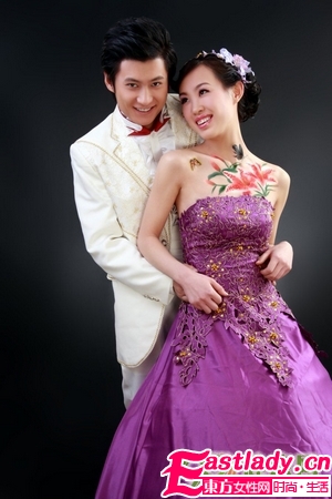 新娘彩绘让新娘更美丽