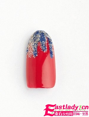 教你DIY夏日绚丽花色指甲