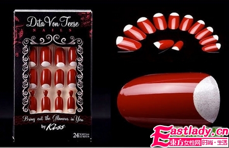 Von Teese推出复古半月美甲片