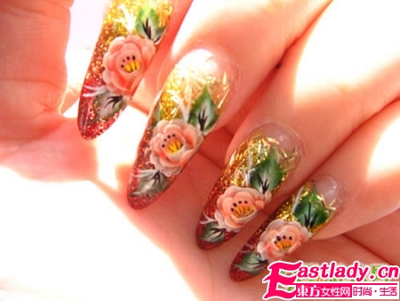 美甲创意 各式各样的指甲贴