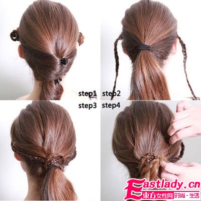 打造日系棕色系眼妆+蓬松大波浪