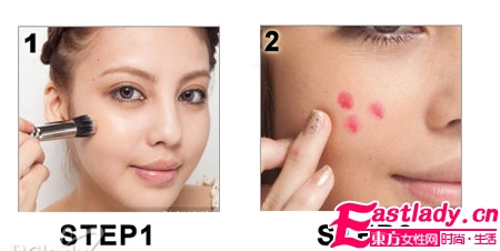 6个简单腮红画法 给你小脸好气色