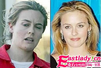国际女星化妆前后判若两人