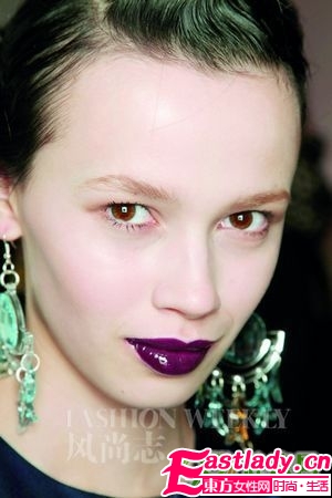 2011秋冬唇妆潮流 果色唇