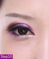 初秋浪漫紫色妆 守候久违的爱情