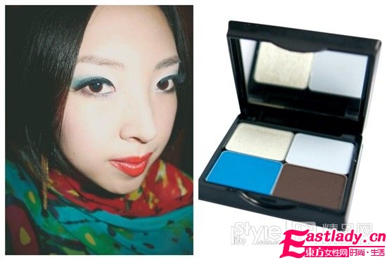 彩妆达人如何利用色诱彩盘画出靓丽眼妆