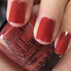 热情奔放性感 大红美甲DIY