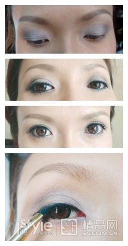 彩妆达人如何利用色诱彩盘画出靓丽眼妆