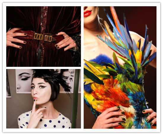 2011秋冬高级定制秀场美甲集合