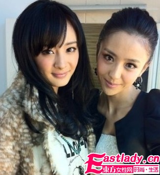 《宫锁心玉》杨幂佟丽娅美妆照