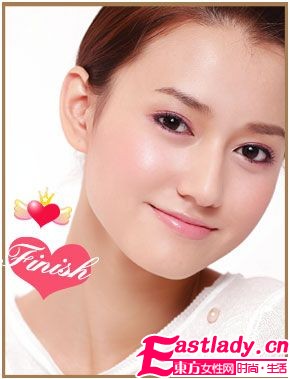 光泽度UP 8步妆出少女般粉嫩感