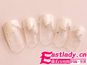 萌到你 7款梦幻系透明美甲