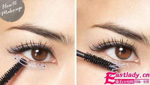 刷睫毛玩心机 7步小眼变大眼