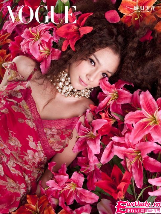 林志玲瑰丽身影绽放[花魅力]