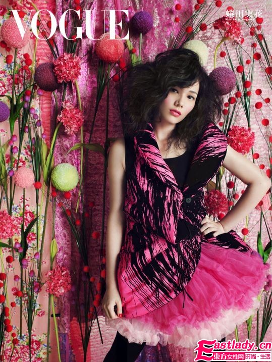 林志玲瑰丽身影绽放[花魅力]