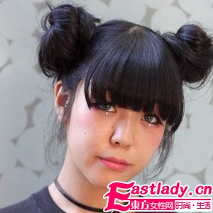 冬季吸精100% 东京街拍最in萌眼妆