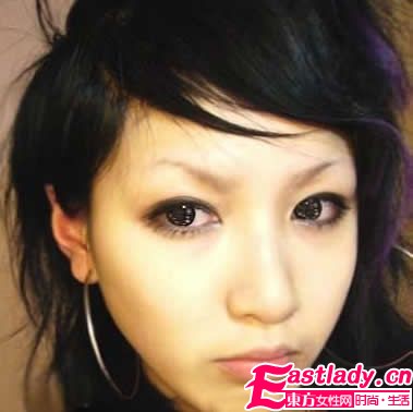 冬日 妆 无辜 萌MM最爱垂眼妆