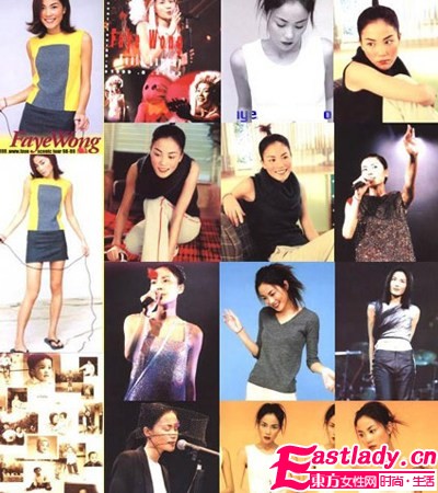 寻找100分王菲 演唱会造型大盘点(组图)