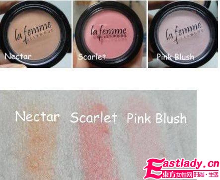 营造完美肤色 10款台湾妹最爱腮红