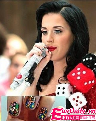 美甲小心思 好莱坞女星派对范美甲