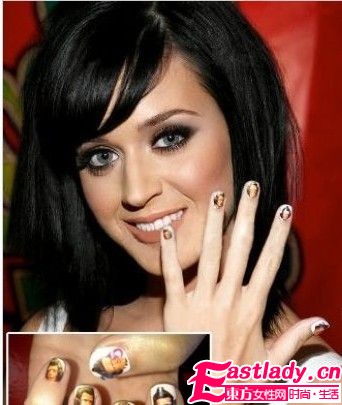 美甲小心思 好莱坞女星派对范美甲