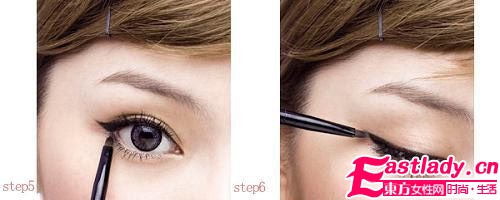 学画媚人猫眼妆 寒冬成为众人焦点