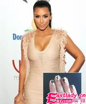 美甲小心思 好莱坞女星派对范美甲