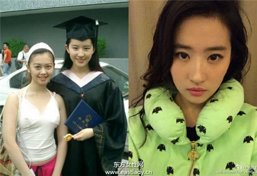 女星毕业照对比 有没有整容一看便知