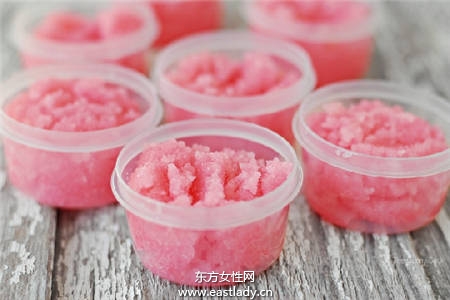 自制天然去角质磨砂膏 安全又实用