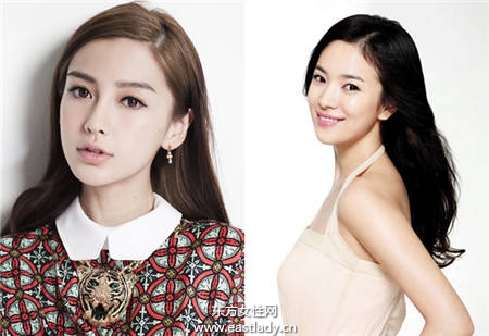 想要变成Angelababy 明星常见整形部位大揭秘