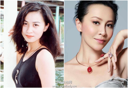 港台两魔女保养有道 肌肤光滑细嫩