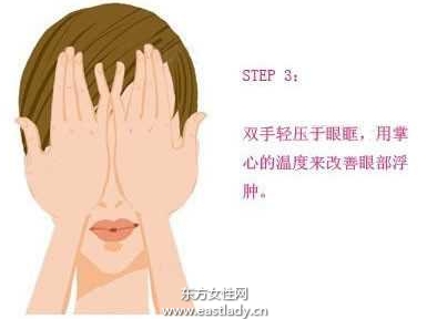 中医按摩轻松去眼袋
