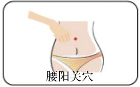 中医腰部穴位按摩 美容养颜去除色斑